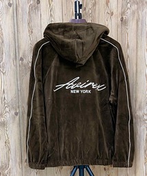 AVIREX | VELOUR ZIP PRAKA CURSIVE LOGO(パーカー)