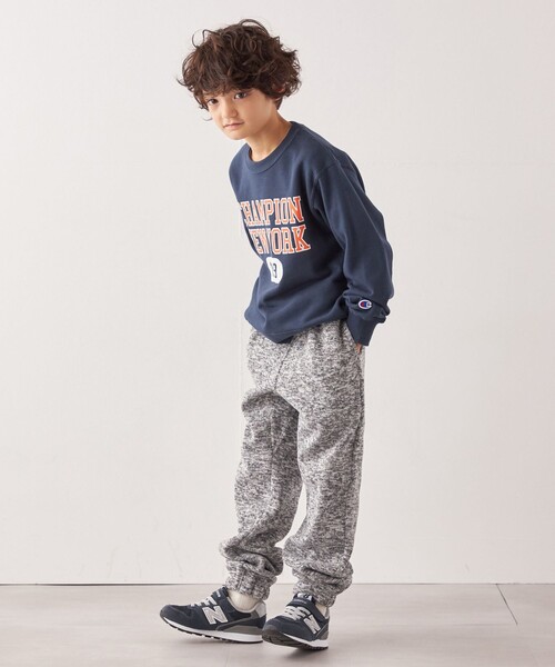 SHIPS any（シップス エニィ）の「SHIPS any : フリース ジョガー パンツ<KIDS>（その他パンツ・キッズ・ブラック/グレー/ブルー・140/150/130）」の5枚目の写真