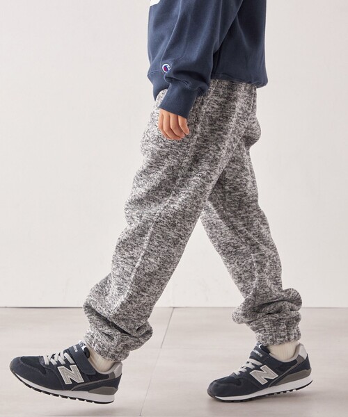 SHIPS any（シップス エニィ）の「SHIPS any : フリース ジョガー パンツ<KIDS>（その他パンツ・キッズ・ブラック/グレー/ブルー・140/150/130）」の6枚目の写真