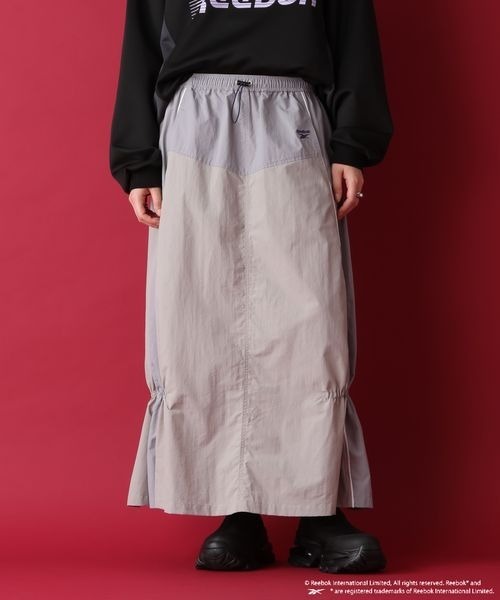 René basic アイボリー フレアスカート フレイ アイディー FRAY I.D サイドリボンギャザーフレア
