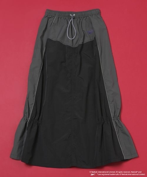 JEANASIS（ジーナシス）の「【Reebok別注】ハイショクキリカエフレアスカート/209498（スカート・レディース・グレー系その他/ブラック系その他/ライトグレー系・FREE）」の18枚目の写真