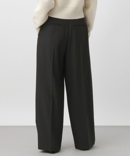 A part by（アパートバイ）の「タックワイドパンツ（スラックス・レディース・グレー/ブラック・SMALL/MEDIUM）」の7枚目の写真