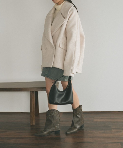 VANNIE U（ヴァニーユー）の「レイヤードウエスタンミドルブーツ（ブーツ・レディース・ダークブラウン/ブラウン/ブラック・SMALL/MEDIUM/LARGE）」の14枚目の写真