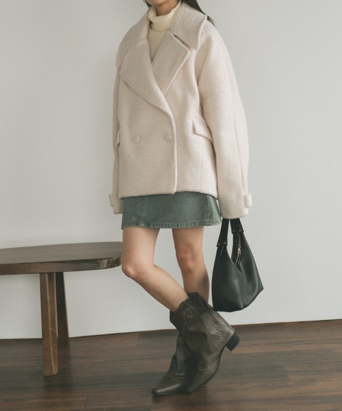 VANNIE U（ヴァニーユー）の「レイヤードウエスタンミドルブーツ（ブーツ・レディース・ダークブラウン/ブラウン/ブラック・SMALL/MEDIUM/LARGE）」の18枚目の写真