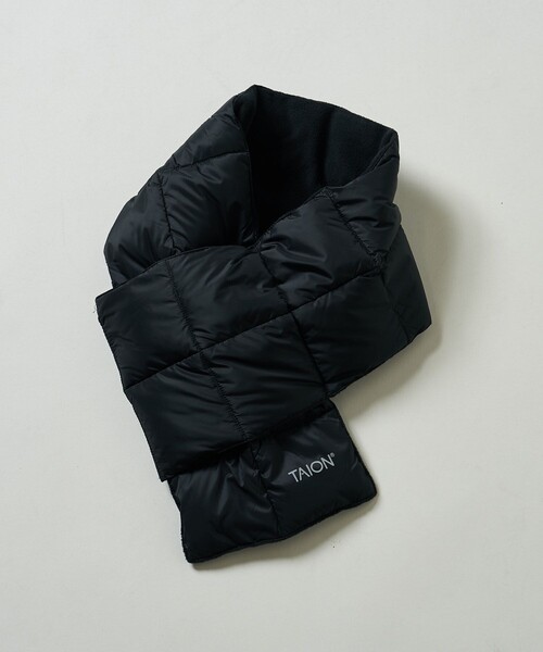 PUBLUX(パブリュクス)の「TAION/タイオン BASIC DOWN SCARF/ベーシック ダウンマフラー 限定展開(マフラー・レディース・ブラック/ホワイト・ONE SIZE)」の15枚目の写真