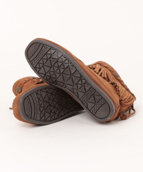 Minnetonka(ミネトンカ)の「【MINNETONKA】ハイ トップ バック ジッパー ブーツ HI TOP BACK ZIP BOOTS(ブーツ・レディース・ダークブラウン/ライトブラウン/ブラウン/グレー/ブラック・US6/US5.5/US5)」の7枚目の写真