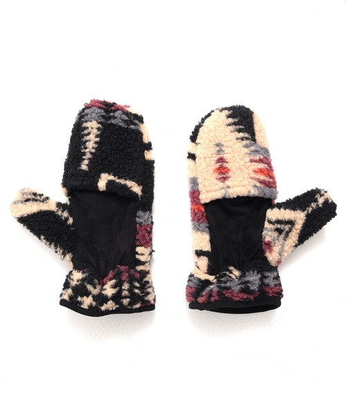PENDLETON（ペンドルトン）の「PENDLETON ペンドルトン HARDING BOA MITTENS ハーディング ジャガードボア グローブ ミトン 手袋（手袋・レディース・オフホワイト/ブラック/ベージュ・FREE）」の13枚目の写真