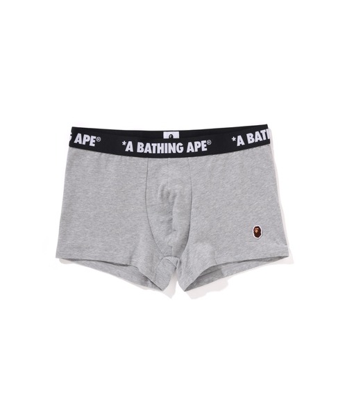 A BATHING APE（アベイシングエイプ）の「ONE POINT TRUNKS（その他アンダーウェア/インナー・メンズ・ブラック/グレー/ホワイト・LARGE/SMALL/MEDIUM/X-LARGE）」の3枚目の写真