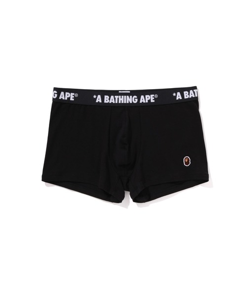 A BATHING APE（アベイシングエイプ）の「ONE POINT TRUNKS（その他アンダーウェア/インナー・メンズ・ブラック/グレー/ホワイト・LARGE/SMALL/MEDIUM/X-LARGE）」の2枚目の写真