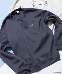 【DISNEY/ディズニー】ミッキー＆フレンズ オリジナルデザイン 裏起毛クルーネックスウェット