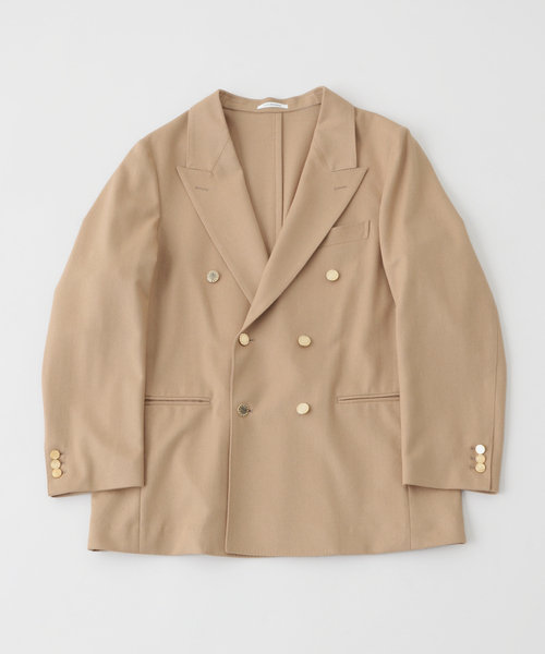 ジャケット・アウター DRESSEDUNDRESSED Double Breasted Blazer セール】COUTURE D'ADAM(クチュール ド アダム) Flannel Blazer Double