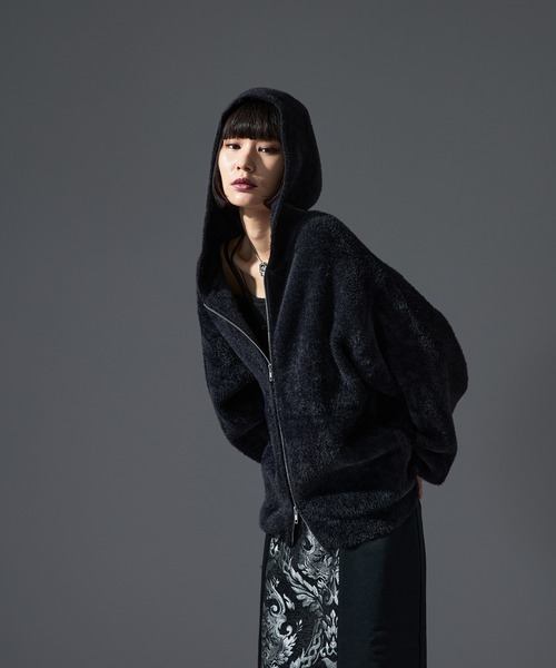 セール】シャギーニットフーディ（ニット/セーター）｜Ellno de Mavie