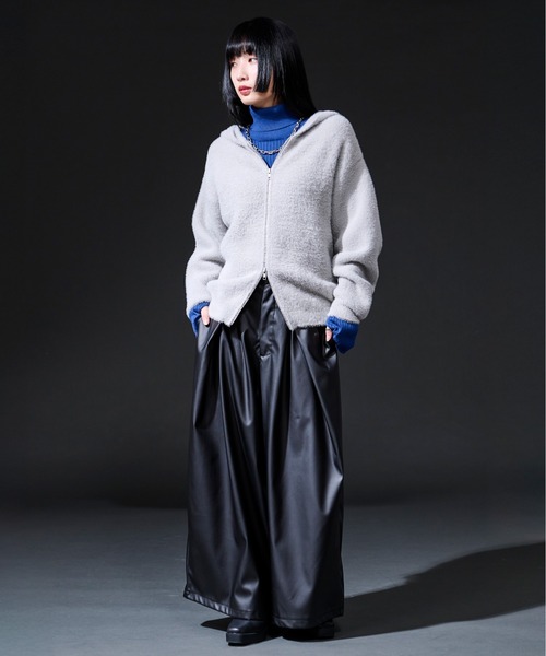 セール】シャギーニットフーディ（ニット/セーター）｜Ellno de Mavie