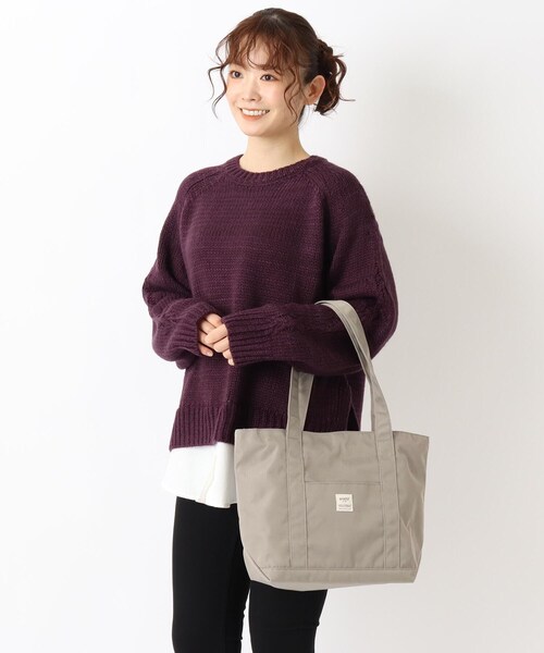 one'sterrace（ワンズテラス）の「anello スプラッシュA4トート（トートバッグ・レディース・ブラック系8/グレー系4/カーキ系5・99）」の10枚目の写真