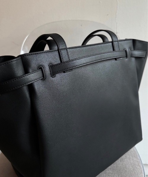 mellowneon（メロウネオン）の「ノットデザインA4トートバッグ（トートバッグ・レディース・ブラウン/ベージュ/ブラック・FREE）」の21枚目の写真