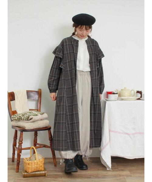 Samansa Mos2（サマンサ モスモス）の「柄アソート裾絞りワイドパンツ