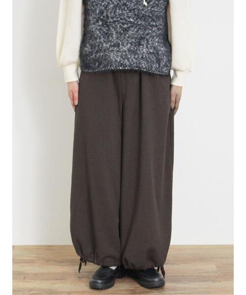 Samansa Mos2（サマンサ モスモス）の「柄アソート裾絞りワイドパンツ（その他パンツ・レディース・チャコールグレー/ダークブラウン/キナリ/ベージュ・F）」の20枚目の写真