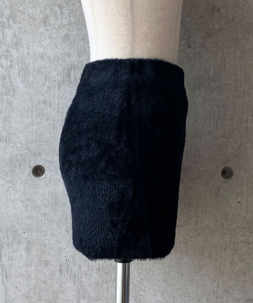 meJane（ミージェーン）の「シャギーニット ショートパンツ（その他パンツ・レディース・ブラック/オフホワイト・FREE）」の15枚目の写真