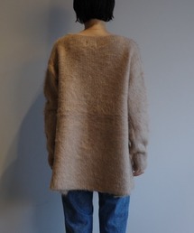 CLANE（クラネ）の「CLANE BOAT NECK SHAGGY KNIT ONEPIECE