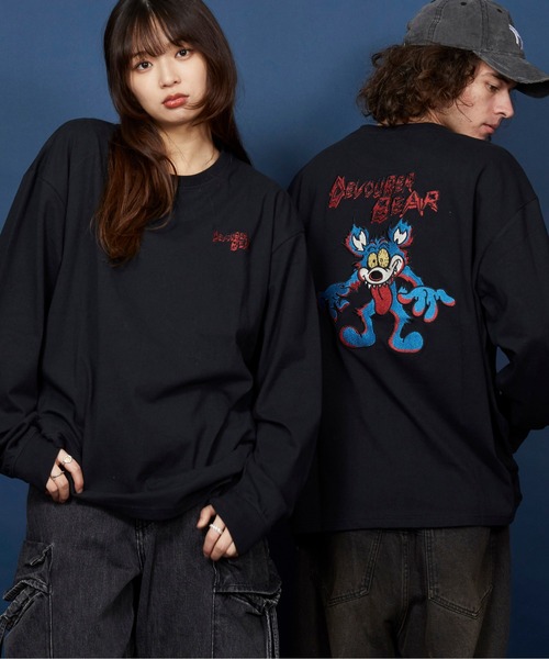 unrelaxing(アンリラクシング)の「オーバーサイズ 刺繍 ロングTシャツ 綿100%/embroidery oversize T-shirt(Tシャツ/カットソー・メンズ・ホワイト系7/ホワイト系9/ホワイト系4/ブラック系その他4/その他10/その他19/ホワイト系1/ホワイト系2/ブラック/ブラック×レッド/その他/その他6/その他14/ホワイト系5/ブラック系その他3/その他20/その他18/ライトブラック/ホワイト系6/その他8/ブラック系3/ブラック系1/ブラック系その他6/ホワイト系3/その他11/その他5/その他3/その他1/ブラック系/ブラック系その他7/スミクロ/ホワイト系8/その他17/その他16/その他15/ブラック系その他2/ホワイト系/その他21/その他12/その他9/その他7/その他4/ブラック系2/ブラック×ブルー/ブラック系その他・SMALL/MEDIUM/LARGE/X-LARGE)」の16枚目の写真