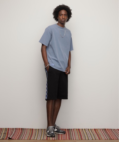 Schott(ショット)の「Schott/ショット/PIGMENT OD SS T-SHIRT/ピグメント オーバーダイ Tシャツ(Tシャツ/カットソー・メンズ・ブラック/ブルーグレー/ブラウン系その他/オフホワイト/ナチュラル/セージグリーン・S/M/L/XL/2XL)」の14枚目の写真