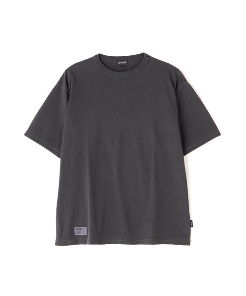 Schott(ショット)の「Schott/ショット/PIGMENT OD SS T-SHIRT/ピグメント オーバーダイ Tシャツ(Tシャツ/カットソー・メンズ・ブラック/ブルーグレー/ブラウン系その他/オフホワイト/ナチュラル/セージグリーン・S/M/L/XL/2XL)」の20枚目の写真