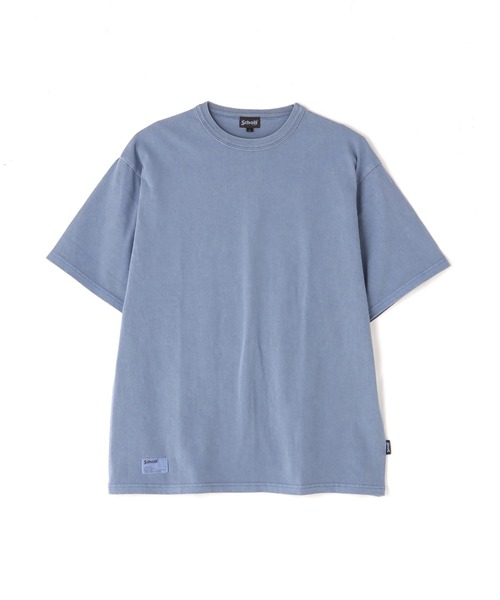 Schott(ショット)の「Schott/ショット/PIGMENT OD SS T-SHIRT/ピグメント オーバーダイ Tシャツ(Tシャツ/カットソー・メンズ・ブラック/ブルーグレー/ブラウン系その他/オフホワイト/ナチュラル/セージグリーン・S/M/L/XL/2XL)」の22枚目の写真