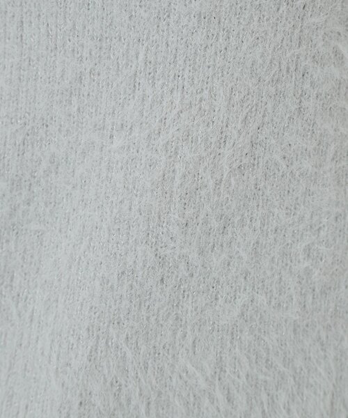 DRESKIP（ドレスキップ）の「◆【S-LL】大人上品な ラメフェザー ボートネックニット（ニット/セーター・レディース・オフホワイト/ブルー/チャコールグレー/ライトグレー・01/02/03/04）」の16枚目の写真