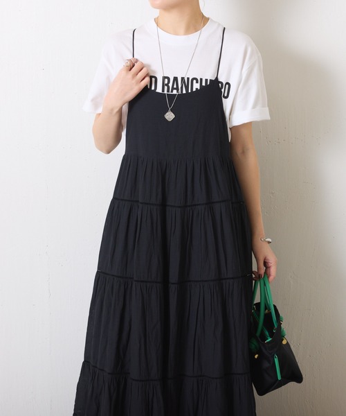 normment（ノーメント）の「normment キャミドレス（ワンピース・レディース・ブラック・FREE）」の15枚目の写真