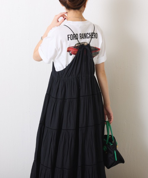 normment（ノーメント）の「normment キャミドレス（ワンピース・レディース・ブラック・FREE）」の8枚目の写真