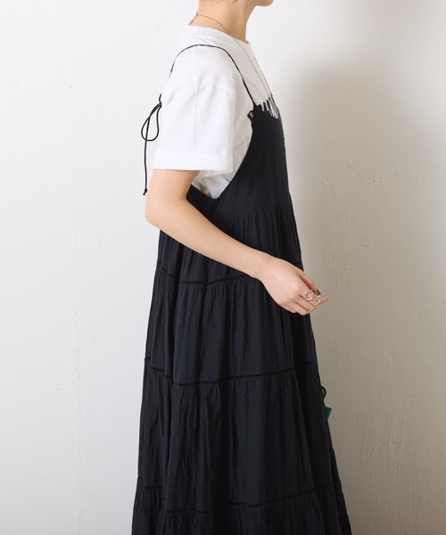 normment（ノーメント）の「normment キャミドレス（ワンピース・レディース・ブラック・FREE）」の7枚目の写真