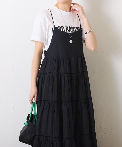 normment（ノーメント）の「normment キャミドレス（ワンピース・レディース・ブラック・FREE）」の6枚目の写真