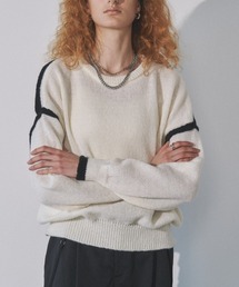Solace | バイカラーラインニット(ニット/セーター)