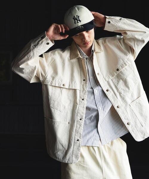 ARMY TWILL(アーミーツイル)の「『別注』ARMY TWILL×Sonny Label Logger Jacket(カバーオール・メンズ・インディゴブルー/チャコールグレー/ホワイト系その他・SMALL/MEDIUM/LARGE)」の1枚目の写真