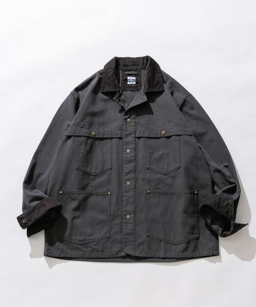ARMY TWILL(アーミーツイル)の「『別注』ARMY TWILL×Sonny Label Logger Jacket(カバーオール・メンズ・インディゴブルー/チャコールグレー/ホワイト系その他・SMALL/MEDIUM/LARGE)」の2枚目の写真
