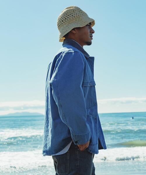 ARMY TWILL(アーミーツイル)の「『別注』ARMY TWILL×Sonny Label Logger Jacket(カバーオール・メンズ・インディゴブルー/チャコールグレー/ホワイト系その他・SMALL/MEDIUM/LARGE)」の3枚目の写真