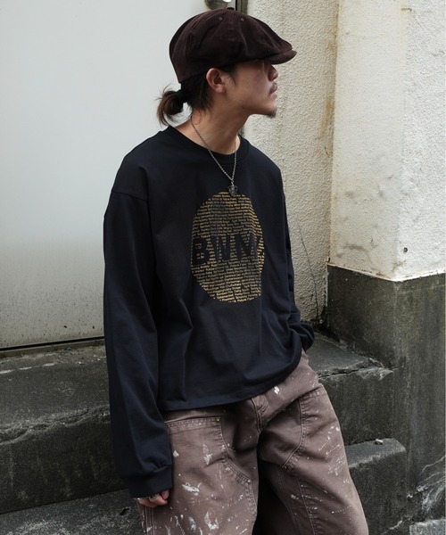 Noen（ノエン）の「BYMWスピリットロンT（Tシャツ/カットソー・メンズ・ブラック/ライトグレー・LARGE/MEDIUM）」の12枚目の写真