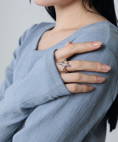 Two-tone chain ring / バイカラー チェーンリング（リング