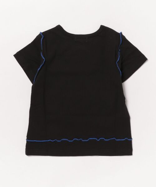 RAGMART（ラグマート）の「フラワーモチーフTシャツ（Tシャツ/カットソー・キッズ・オフホワイト/ブラック・100cm/110cm/130cm/120cm）」の8枚目の写真