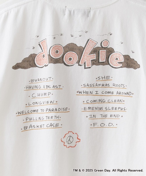 GOOD ROCK SPEED(グッドロックスピード)の「GOOD ROCK SPEED/グッドロックスピード GREENDAY Tshirts Tシャツ(Tシャツ/カットソー・メンズ・ホワイト・XL/L)」の4枚目の写真