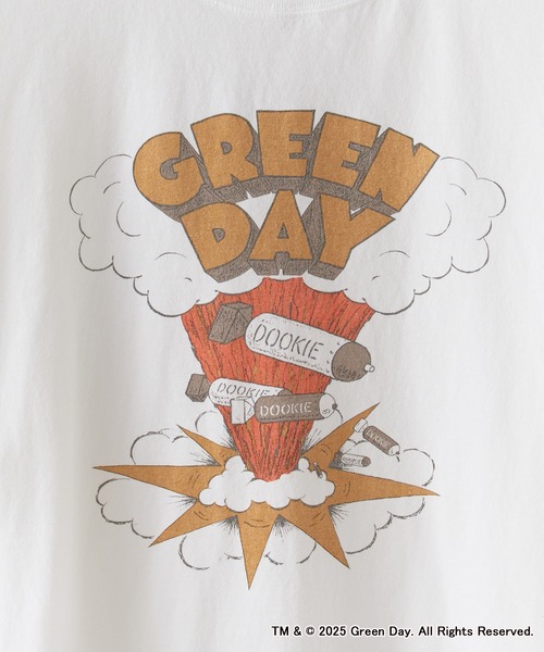 GOOD ROCK SPEED(グッドロックスピード)の「GOOD ROCK SPEED/グッドロックスピード GREENDAY Tshirts Tシャツ(Tシャツ/カットソー・メンズ・ホワイト・XL/L)」の3枚目の写真