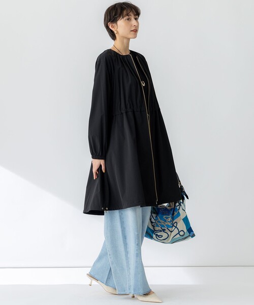 セール】【撥水加工】ナイロン2WAYストレッチ ロングアウター