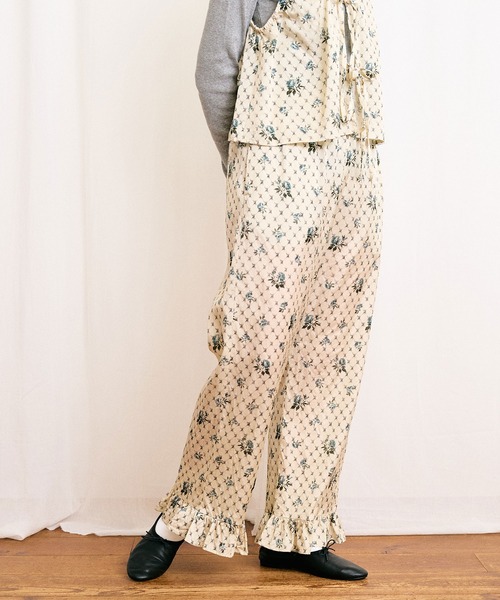 fig Ｌondon（フィグロンドン）の「●Grandma sofa frill pants（その他パンツ・レディース・グリーン/ブルー・FREE）」の16枚目の写真