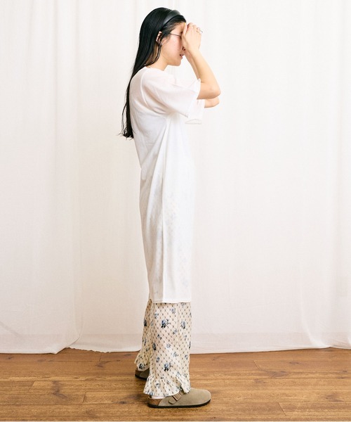 fig Ｌondon（フィグロンドン）の「●Grandma sofa frill pants（その他パンツ・レディース・グリーン/ブルー・FREE）」の8枚目の写真