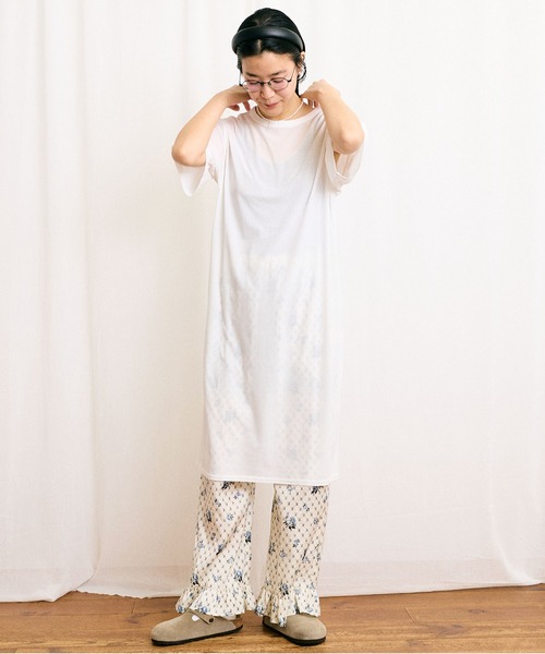 fig Ｌondon（フィグロンドン）の「●Grandma sofa frill pants（その他パンツ・レディース・グリーン/ブルー・FREE）」の10枚目の写真