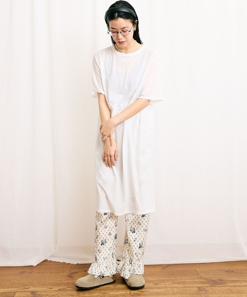 fig Ｌondon（フィグロンドン）の「●Grandma sofa frill pants（その他パンツ・レディース・グリーン/ブルー・FREE）」の22枚目の写真