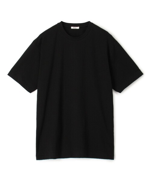 EDITION(エディション)の「ピマコットン ハーフスリーブトップス(Tシャツ/カットソー・メンズ・ホワイト/ブラック・S/M/L)」の1枚目の写真