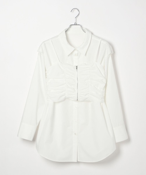 Heather　ビスチェSETチュニックブラウス 楽天市場】【SALE／50%OFF】ビスチェSETチュニックシャツ