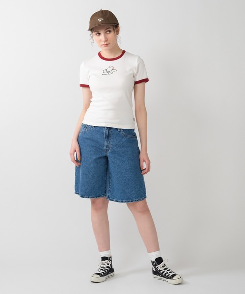 Levi's（リーバイス）の「Levi's/リーバイス BAGGY DAD ジーンズ（デニムパンツ・レディース・ライトインディゴブルー/ダークインディゴブルー/インディゴブルー・28inch/27inch/26inch/25inch/24inch/23inch）」の7枚目の写真