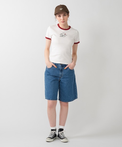Levi's（リーバイス）の「Levi's/リーバイス BAGGY DAD ジーンズ（デニムパンツ・レディース・ライトインディゴブルー/ダークインディゴブルー/インディゴブルー・28inch/27inch/26inch/25inch/24inch/23inch）」の8枚目の写真